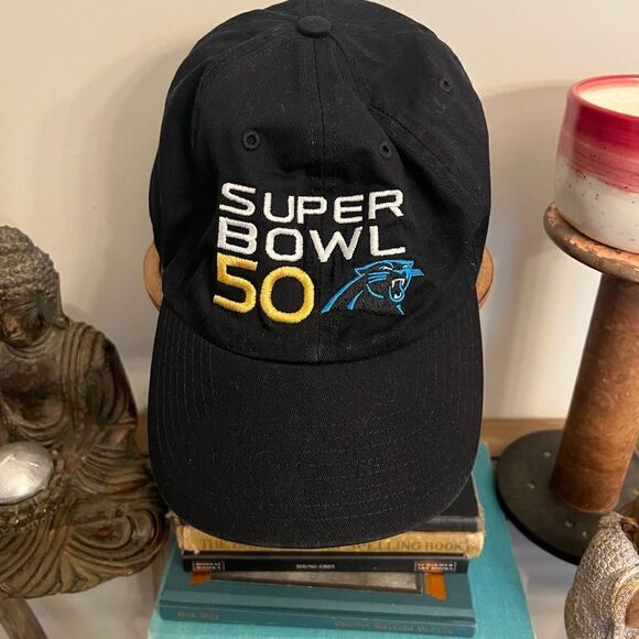 47’ Super Bowl 50 Carolina Panthers men’s adjustable hat. - Picture 1 of 5